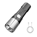 Miniatyrbillede 1 af 8: LED lommelygte USB genopladelig lys søgelygte