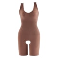 Miniatyrbillede 9 af 10: Bodysuit Shapewear Slankende Undertøj KAFFE M/L coffee M/L