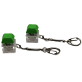 Miniatyrbillede 1 af 10: Keyboard Clicker med LED-lys Keyboard Fidget Toys GRØN green