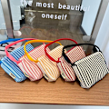 Miniatyrbillede 7 af 10: Vævet taske Crossbody taske SORT black