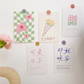 Miniatyrbilde 10 av 10: Blomstertulipanpostkort gratulasjonskort C C C