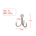 Pikkukuva 1 / 10: 20 kpl / set Fishhooks High Carbon Steel 8 8 8
