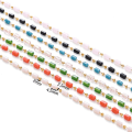 Miniatyrbillede 2 af 10: 1Meter Cube Beads Chains Bead Chain SORT black
