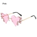 Flame Heart aurinkolasit Aurinkolasit PINK Pink