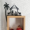 Miniatyrbillede 1 af 10: Jule dørkarm dekoration træ ornament 01 01 01