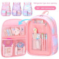 Miniatyrbilde 10 av 10: Skolevesker Studenter Ryggsekk PINK S pink S