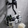 Miniatyrbillede 9 af 10: Vandhanehyldebøjle Brusekurvkroge SORT Black