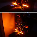 Miniatyrbillede 10 af 10: Motorcykel Blinklys LED-lygtestrimler 1 STK 1 STK 1PCS