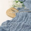 Miniatyrbild 1 av 9: Bohemian Table Flag Twists Bordsduk LJUSBLÅ light blue