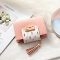 Miniatyrbillede 3 af 10: Dame Pung Clutch Taske SORT Black
