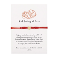 Miniatyrbild 10 av 10: Röd String Armband 7 Knots Armband 7 7