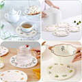 Pikkukuva 6 / 7: 4 kpl käsinkudotut set käsinkudotut lasinaluset 4 kpl 4 kpl 4 PCS