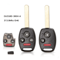 Miniatyrbild 8 av 8: Fjärrnyckel Vikbart case 4 KNAPPAR 4 KNAPPAR 4 Buttons