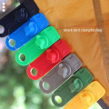 Miniatyrbillede 8 af 10: 3 stk presenningsclips Alligator Clip Hook RØD Red