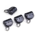 Miniatyrbillede 3 af 10: 20 stk Abo Float Connectors Clear Snap SORT SORT Black