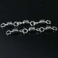 Miniatyrbillede 7 af 9: 20 stk Fishing Snap Connector med Pin Rolling Swivel 3 3 3