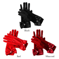 Pikkukuva 2 / 10: Bridal Gloves Short Gloves WINE RED Wine red