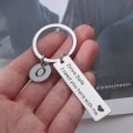Miniatyrbild 6 av 10: Drive Safe Keychain A-Z 26 Initials Bokstäver Nyckelring R R