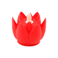 Pikkukuva 3 / 10: Lotus kynttilälamppu toivomuslamppu PUNAINEN 1 VALO 1 VALO red 1 light-1 light