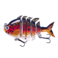 Miniatyrbilde 5 av 10: Multi Section Fishing lokke Minnow Bait 2 2 2