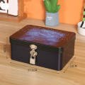 Miniatyrbillede 2 af 8: Blikboks Desktop Opbevaringsboks A A A