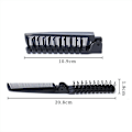 Miniatyrbillede 2 af 10: 4stk Foldende lommekamme Hårkam SORT 4STK 4STK black 4pcs-4pcs