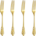 Miniatyrbillede 8 af 8: 4 stk Dessertgaffel i rustfrit stål Retrogaffel i rustfrit stål 4 4 pcs