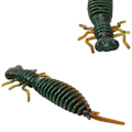 Miniatyrbillede 3 af 10: 10 STK Larve Bait Dragonfly Worm 2 2 2