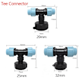 Miniatyrbillede 2 af 10: Tank Adapter Connector 25MMTEE CONNECTOR TEE CONNECTOR 25mmTee Connector