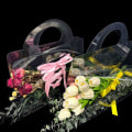 Miniatyrbilde 7 av 10: Gjennomsiktig Blomsterboks Bukett Blomsterpakningsposer RECTANGLE Rectangle Shape