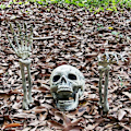 Pikkukuva 6 / 10: Halloween Decoration Props Simulation Skeleton Hand Bone SET A Set A