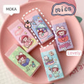 Miniatyrbillede 2 af 10: Cute Eraser Tegnefilm Animal Bunny Peach Eraser 06 06 06