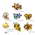 Pikkukuva 2 / 8: Honeycomb riippuva koriste sarjakuva Bee 5 5 5