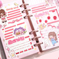 Miniatyrbillede 6 af 10: Binder Notebook Dagbog Notesbog 01 01 01