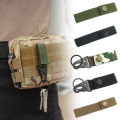 Miniatyrbillede 7 af 10: 2stk Hængende Webbing Spænde Vandring Klatrekarabinhage ARMY Army Green With Buckle-With Buckle