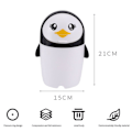 Miniatyrbillede 3 af 10: Desktop skraldespand Penguin skraldespand SORT Black