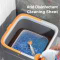 Miniatyrbillede 7 af 10: Square Spin Mop Håndfri Lazy Squeeze Mop Spin Mop Sæt