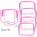 Miniatyrbillede 3 af 10: Make Up Pouch vaskeposer 12X3,5X10CM 12x3.5x10cm