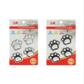 Miniatyrbillede 7 af 8: 4 Stk Bear Paw Scratch Stickers Bildørs Stickers SORT Black