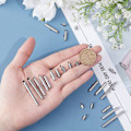 Miniatyrbillede 3 af 5: 100 stk. Slide On End Spænde Rør Spænde Spænder Rør Slider End