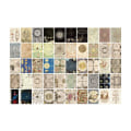 Miniatyrbillede 2 af 10: 100 stk/bog Vintage beskedmateriale Papir 03 03 03
