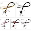 Miniatyrbild 2 av 10: Bling Crystal Lanyard henkilökorttipidike MUSTA Black