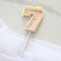 Pikkukuva 1 / 10: Cake Topper Hyvää syntymäpäivää 7 7 7