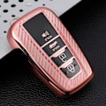 Miniatyrbilde 1 av 10: Fjernkontrollnøkkeletui Bilnøkkeletui 4 KNAPPER ROSA 4 KNAPPER ROSA 4 Buttons Pink