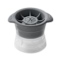 Pikkukuva 1 / 10: 2 kpl Sphere Ice Mold Pyöreä jääpalakone HARMAA Gray