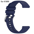 Miniatyrbillede 1 af 10: 1 Stk Urrem Armbånd BLÅT TIL 41MM BLÅT TIL 41MM blue for 41mm
