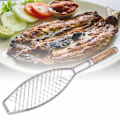 Miniatyrbillede 10 af 10: Træhåndtag Grillet Fisk Clip B B B
