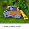 Miniatyrbillede 10 af 10: DIY Dollhouse Kit Miniature Dukkehuse 2 2 2