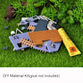 Pikkukuva 10 / 10: DIY Dollhouse Kit Miniatyyri nukkekodit 3 3 3