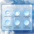 Miniatyrbilde 9 av 10: Propell Guard Protective Cover Protection dark grey
